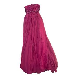 Vintage 1980s Fuscia Mike Benet Formal
